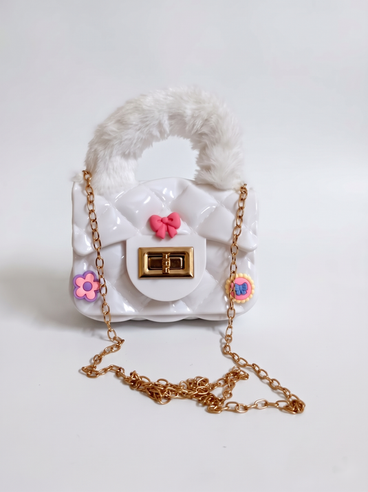 GARIMAS White kids silicone handbag clean main product image