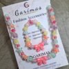 Girls Multicolor beaded Necklace with Bracelet | GARIMAS