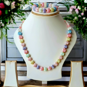 Multicolor Necklace and Bracelet Set for Baby Girls | GARIMAS