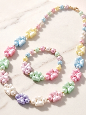 Necklace and Bracelet Set for Girls |  Garimas