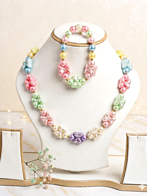 Necklace and Bracelet Set for Girls |  Garimas
